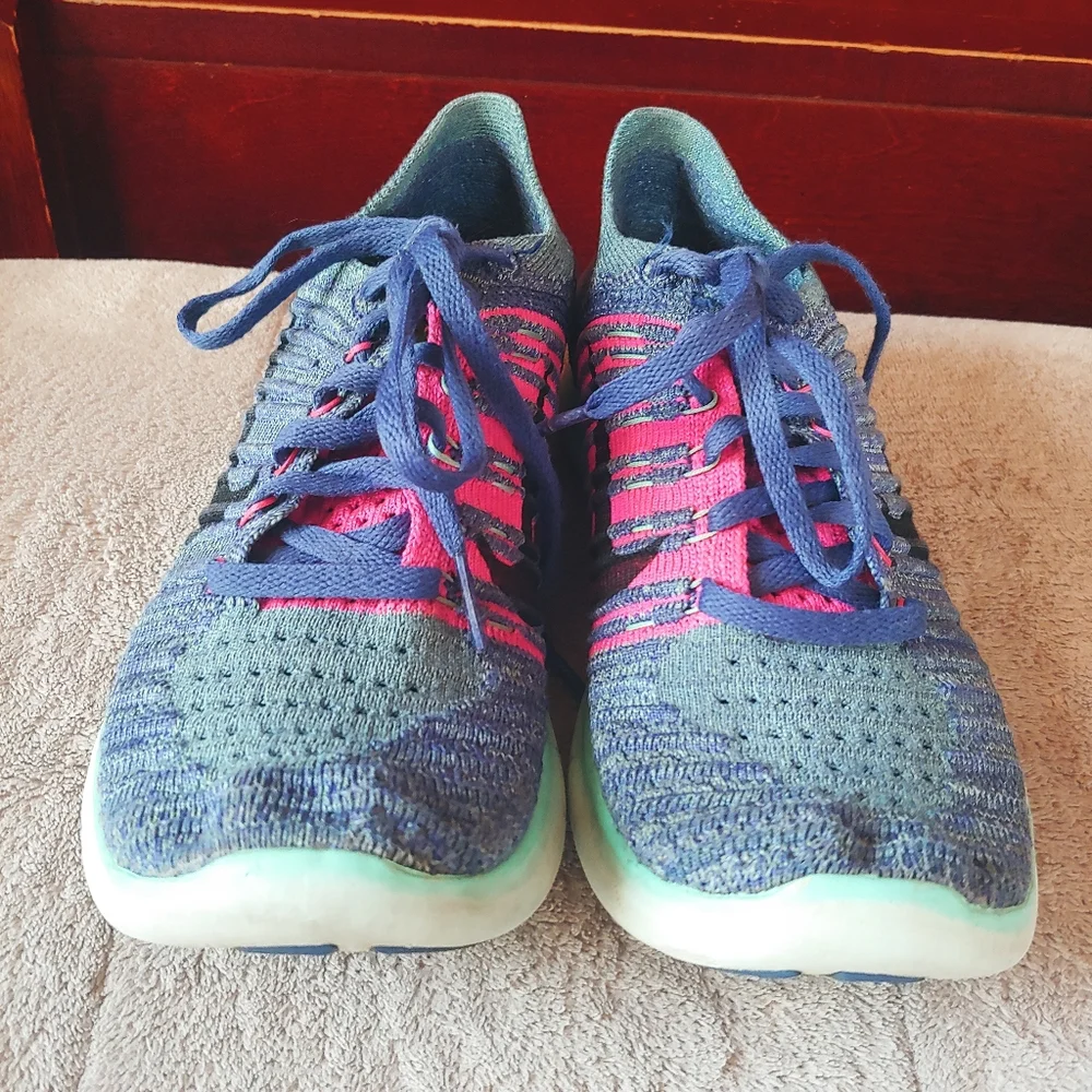 Nike Women’s Running Shoe in Purple, Pink & Teal with Black Swoosh